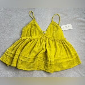 Sunny Yellow Camisole Top